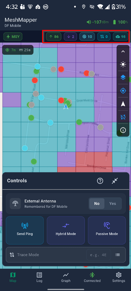 Screenshot of meshmapper complete example